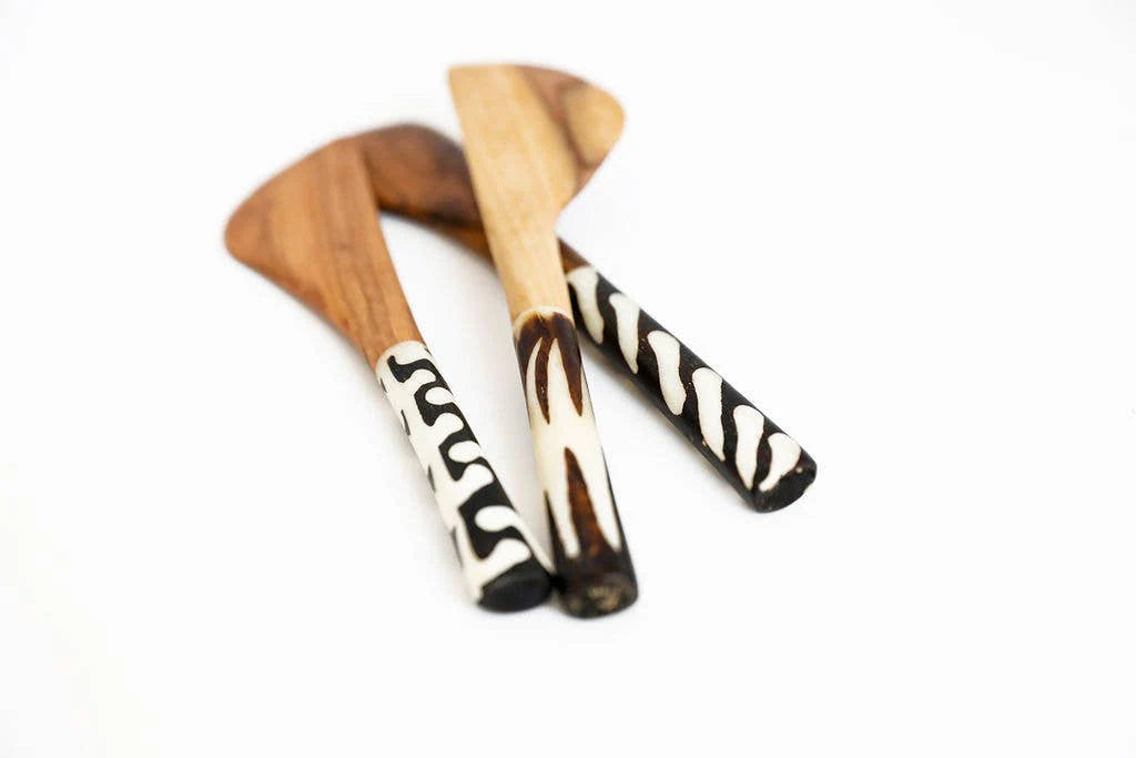 Wood and Bone Cutlery set
