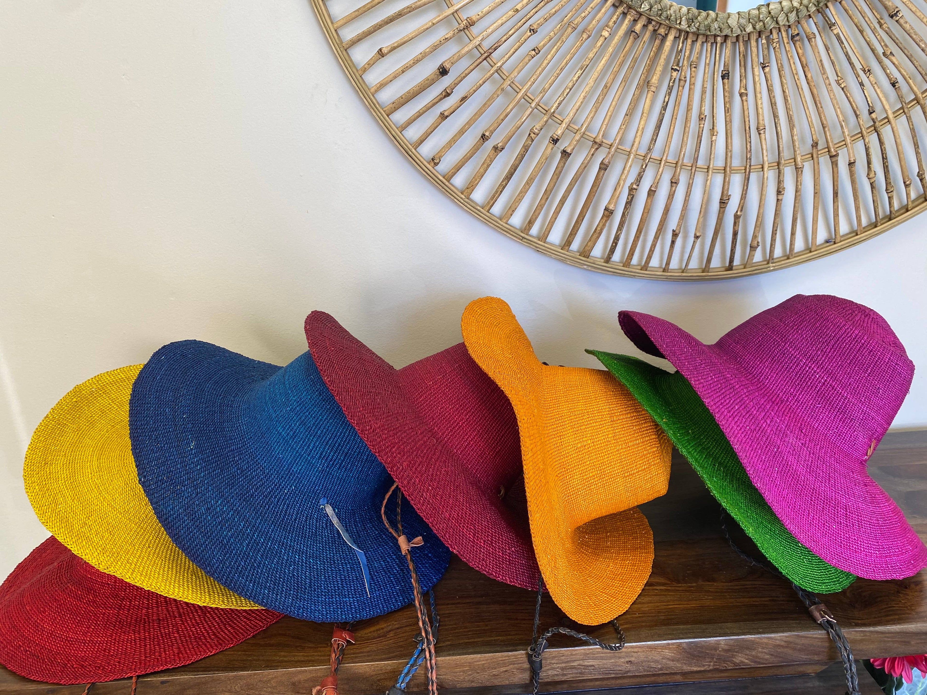 Colorful African Straw Sun Hat