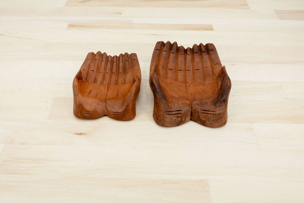 Wooden Helping Hands Bowl