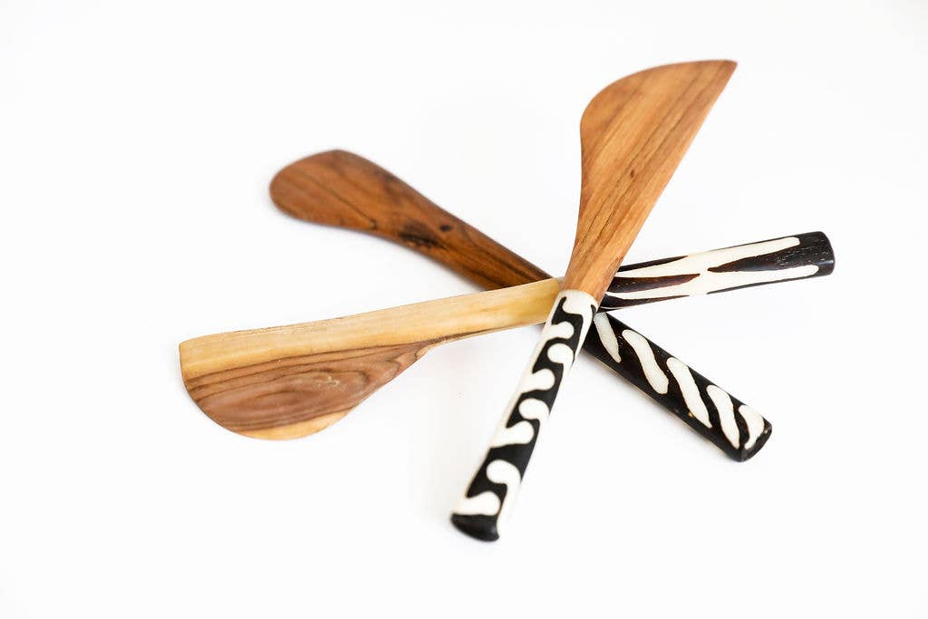 Wood and Bone Cutlery set