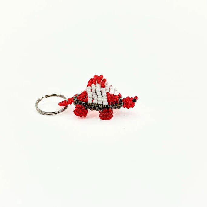 Safari Animal Beaded Keychain, Set of 12