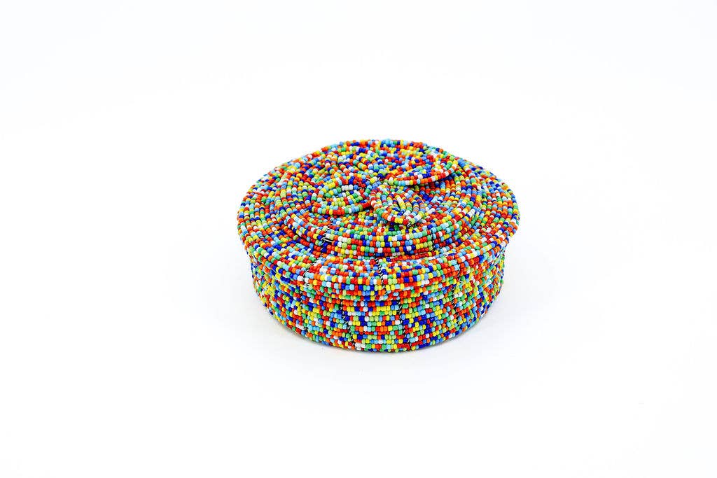 Beaded Round Jewelry Organizer