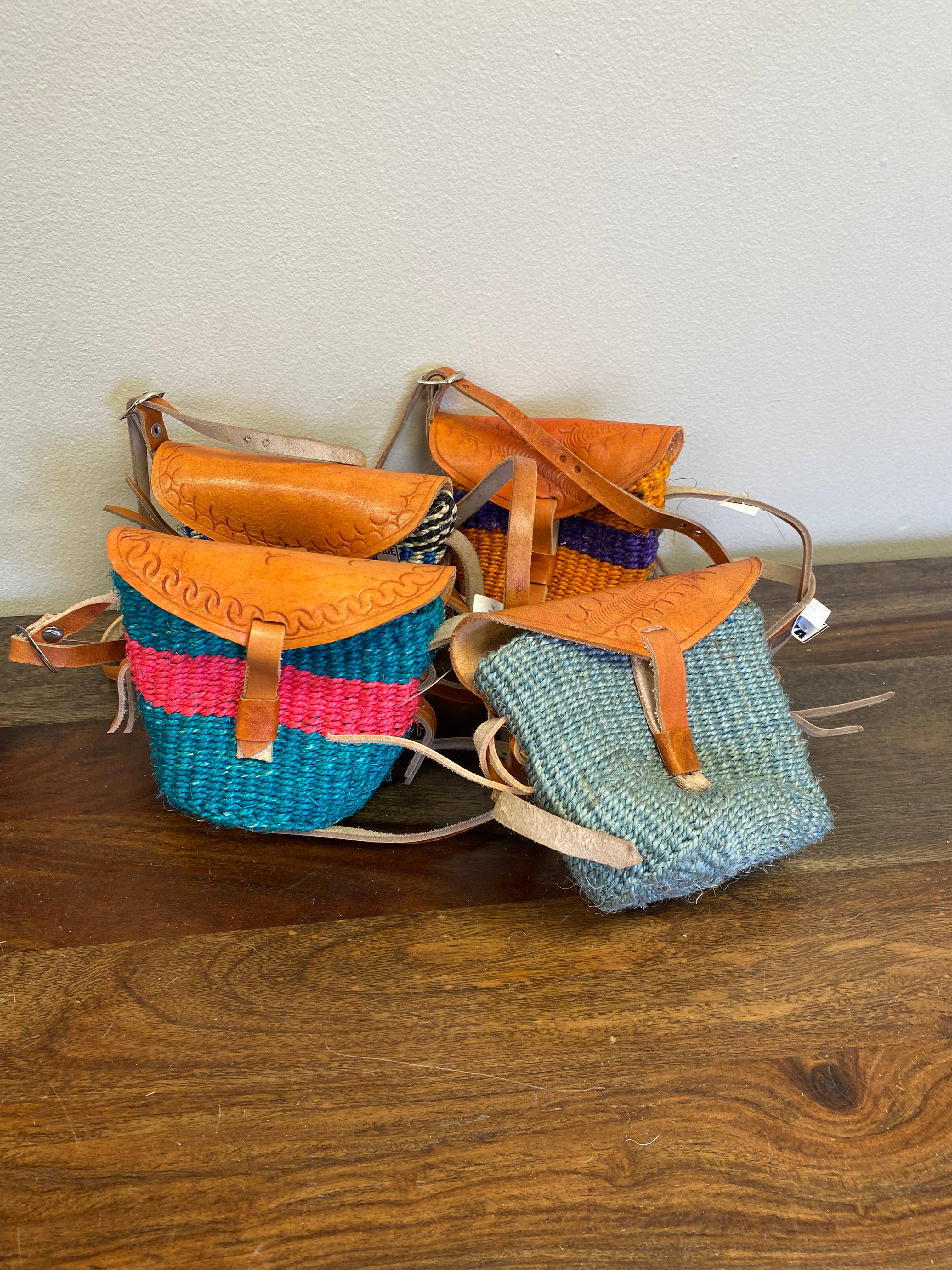 Fair Trade Long Strap Sisal Purse
