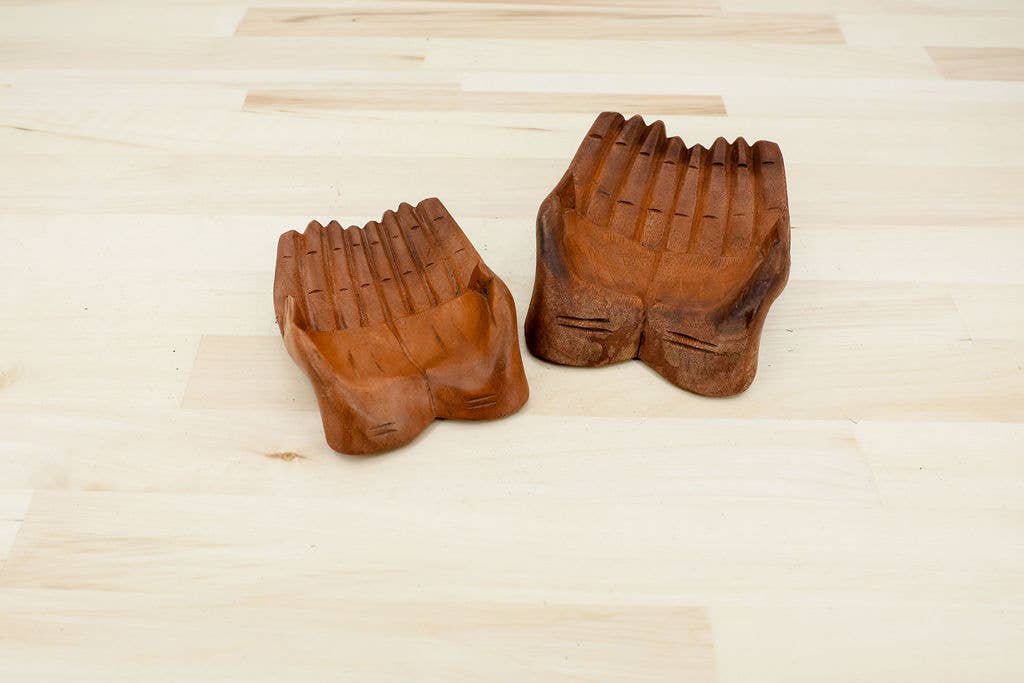 Wooden Helping Hands Bowl