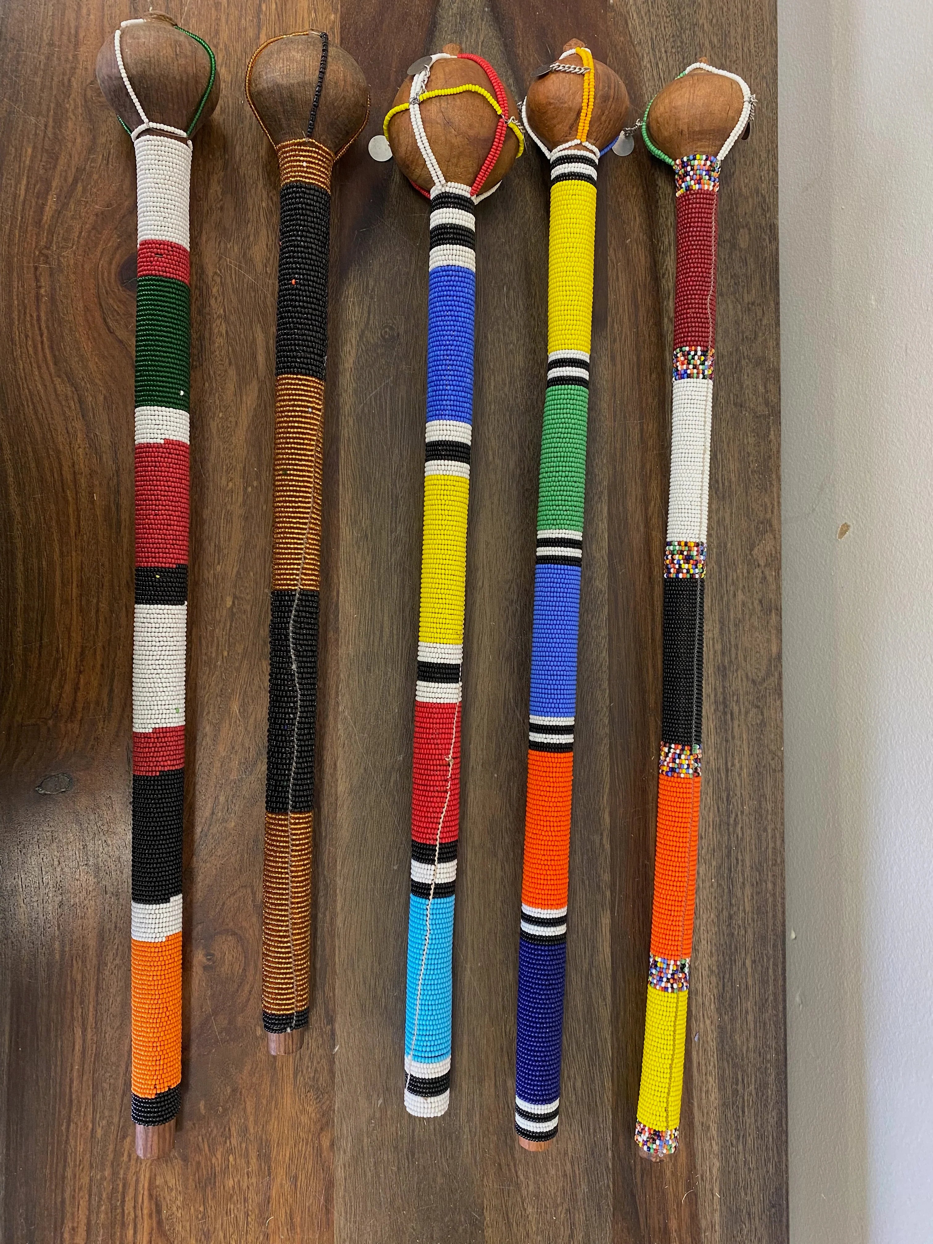Maasai Beaded Talking Stick