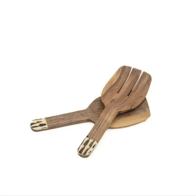 Wooden Serving Spoons, Short