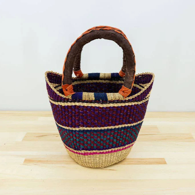 U-Shopper Tote Basket Bag, Small