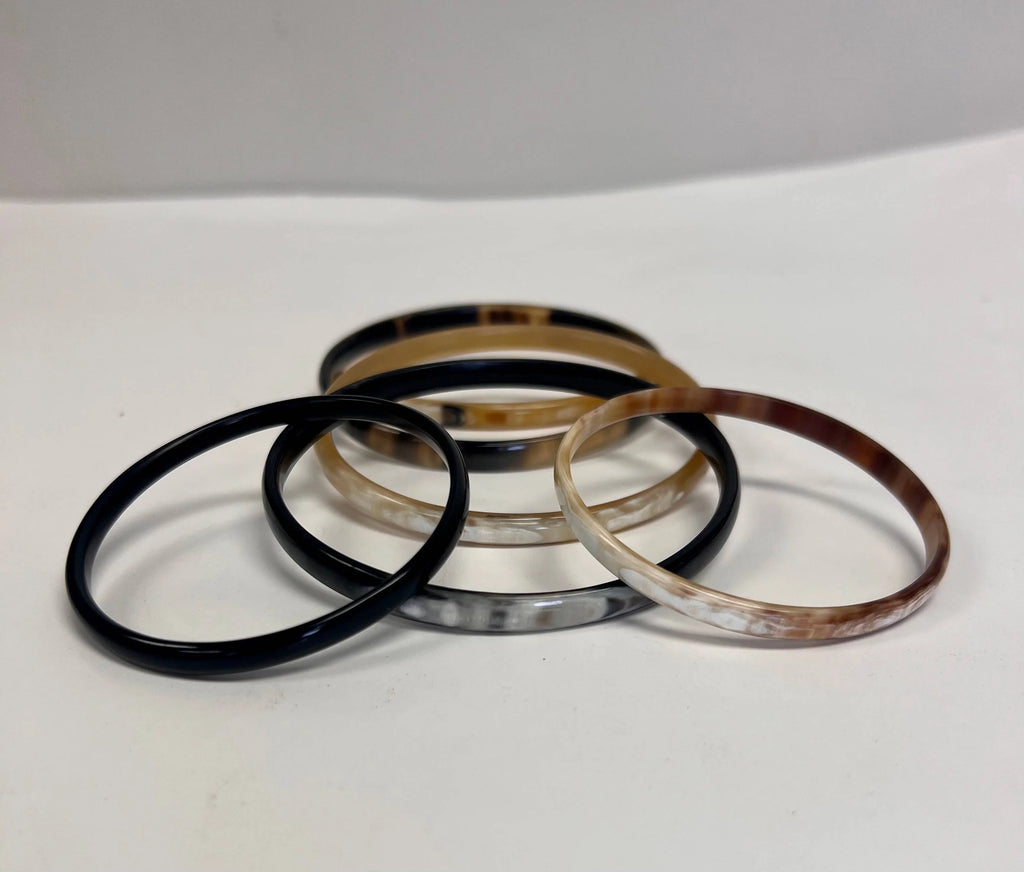 Horn Bracelets, Set of 6