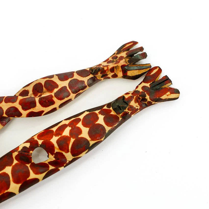 Wooden Serving Spoons, Twisted Giraffe