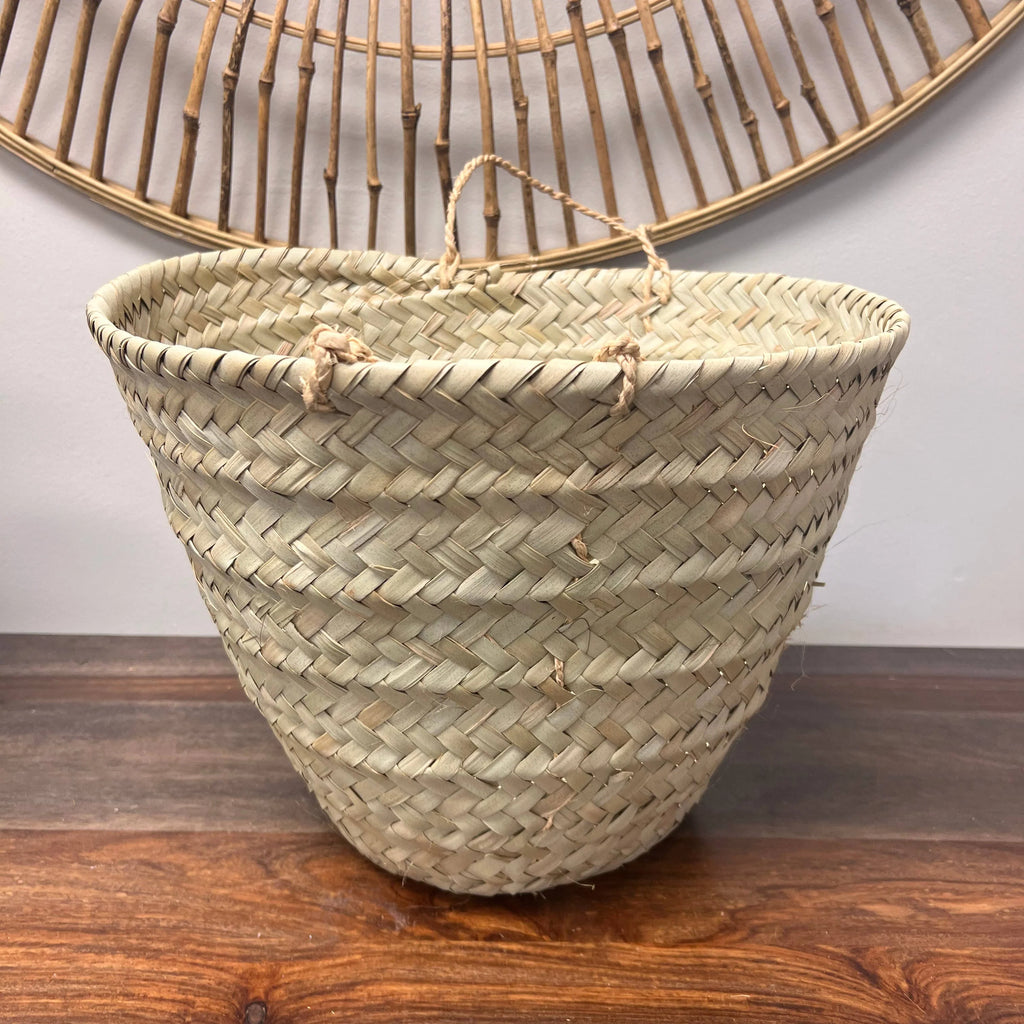Kikapu Vegan Palm Tote Basket