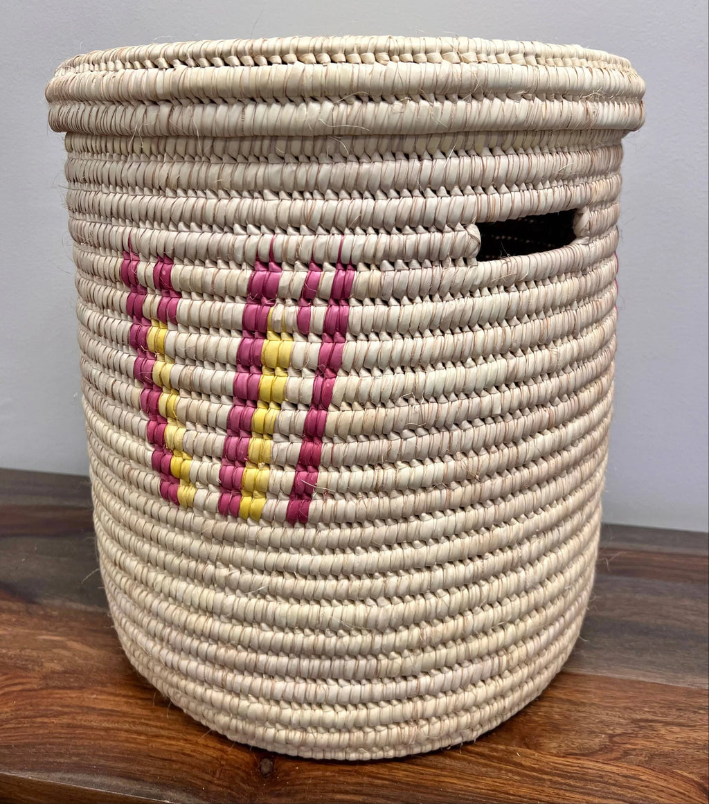 Lidded Turkana Laundry Hamper