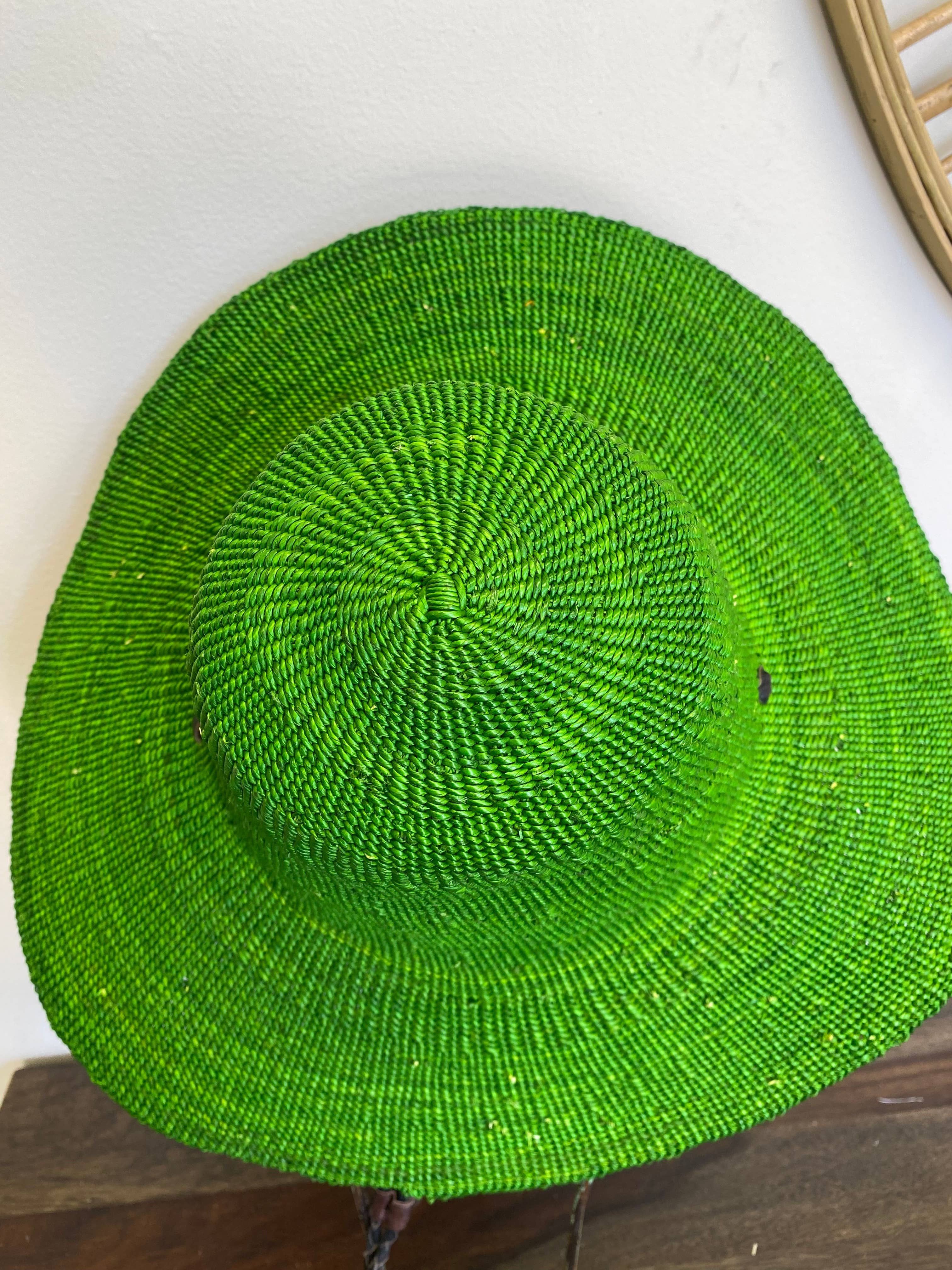 Colorful African Straw Sun Hat