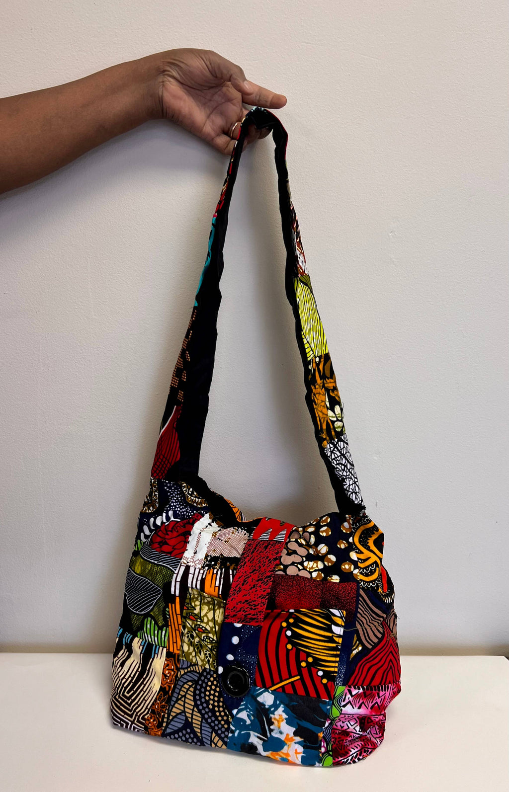 Lois Patchwork Crossbody Sling Bag