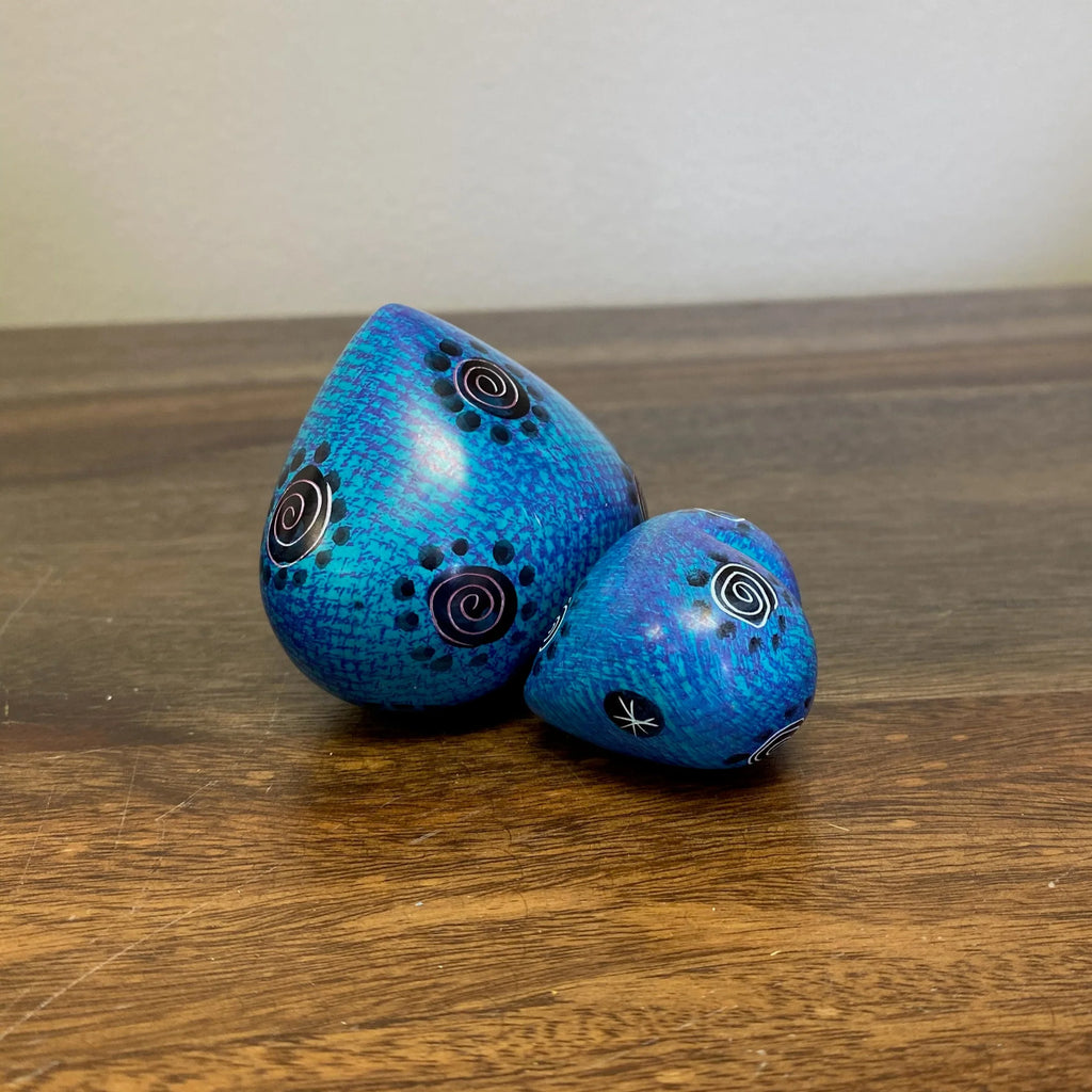 Soapstone Medium Hearts-Set of 6