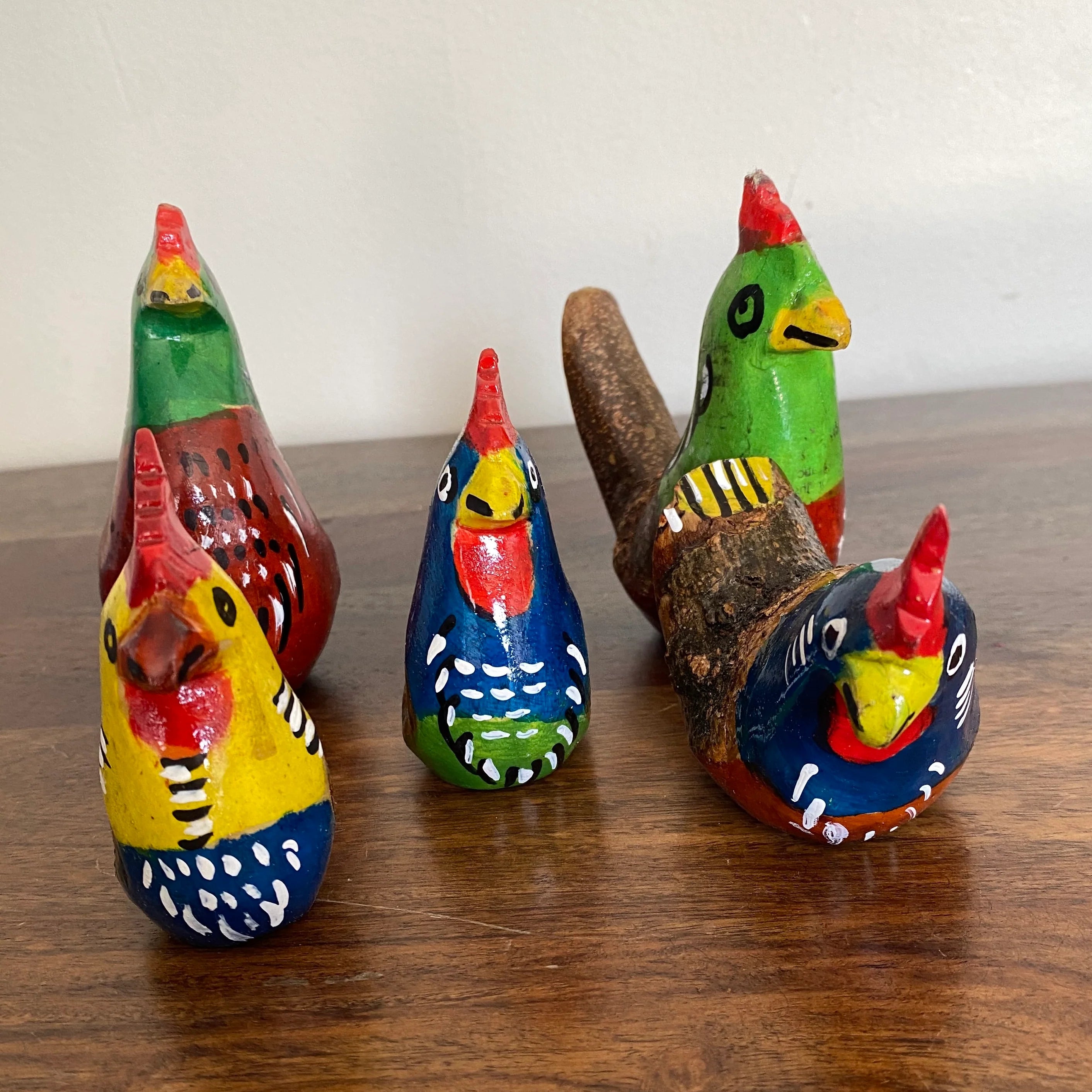 Fair Trade Wooden Roosters