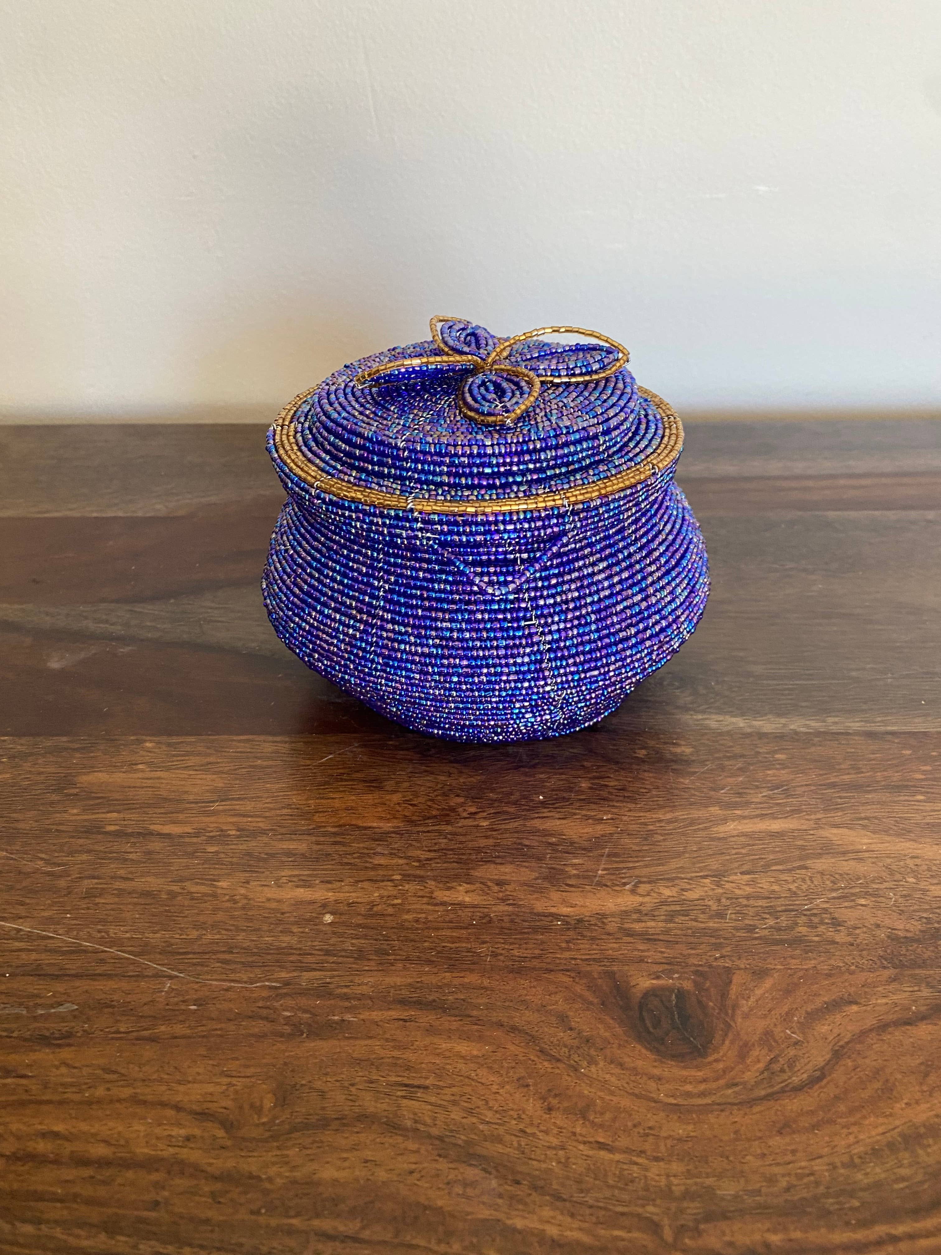 Beaded Pot Jewelry Organizer