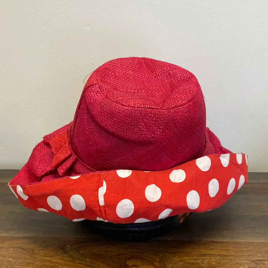 Short Brim Sun Hat, Handmade in Madagascar