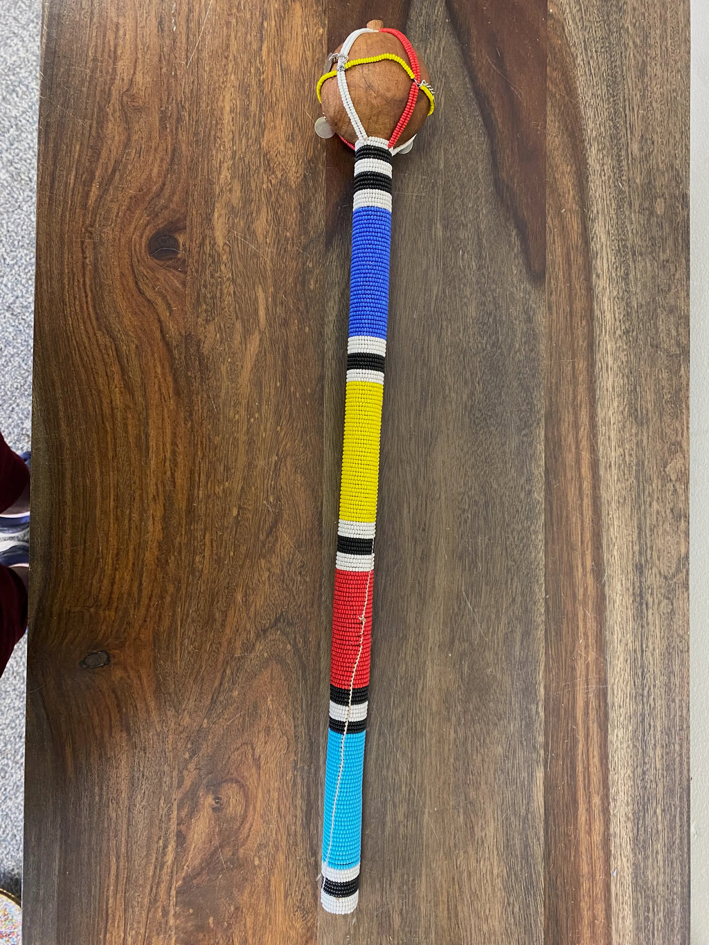 Maasai Beaded Talking Stick