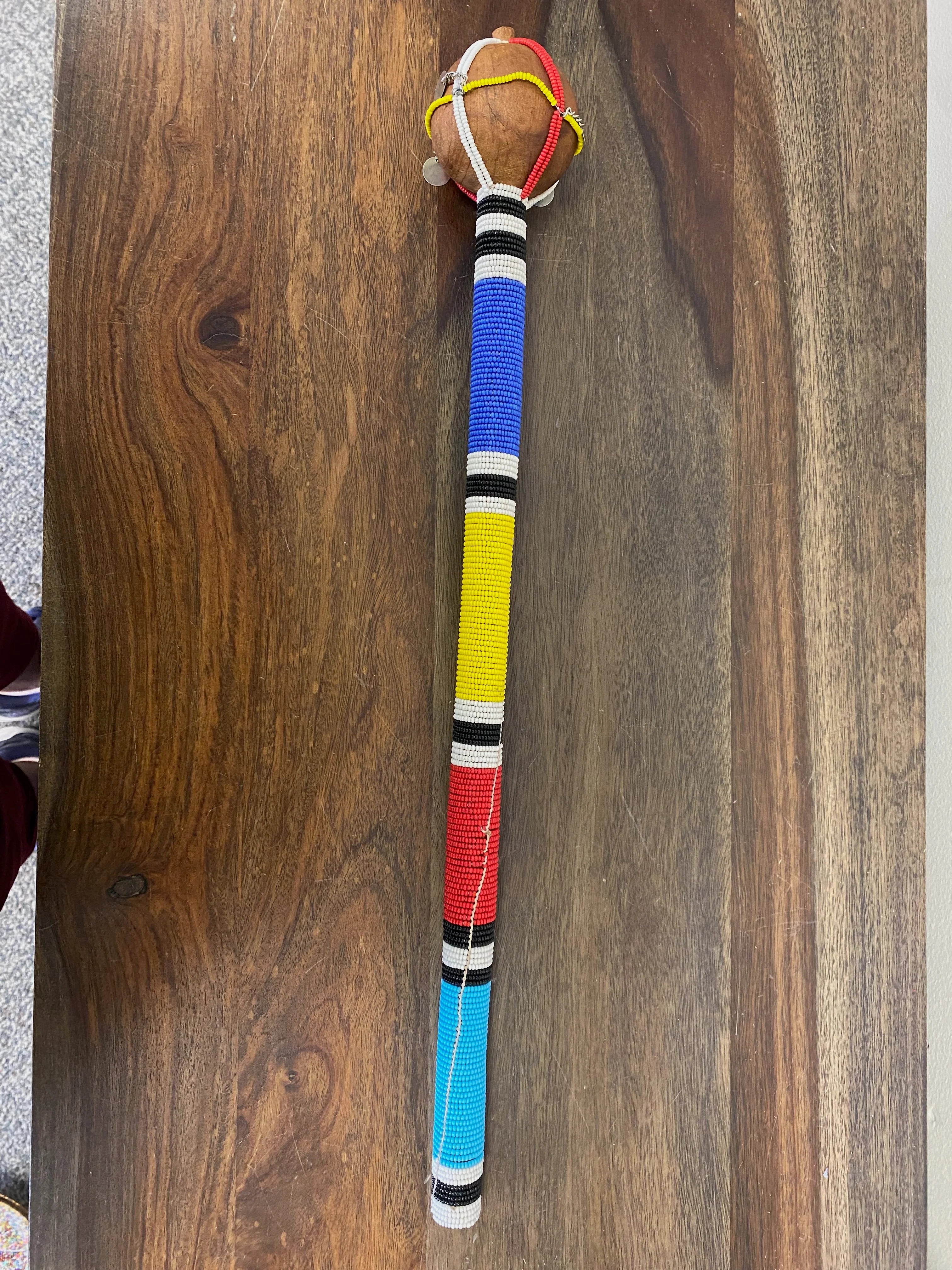 Maasai Beaded Talking Stick