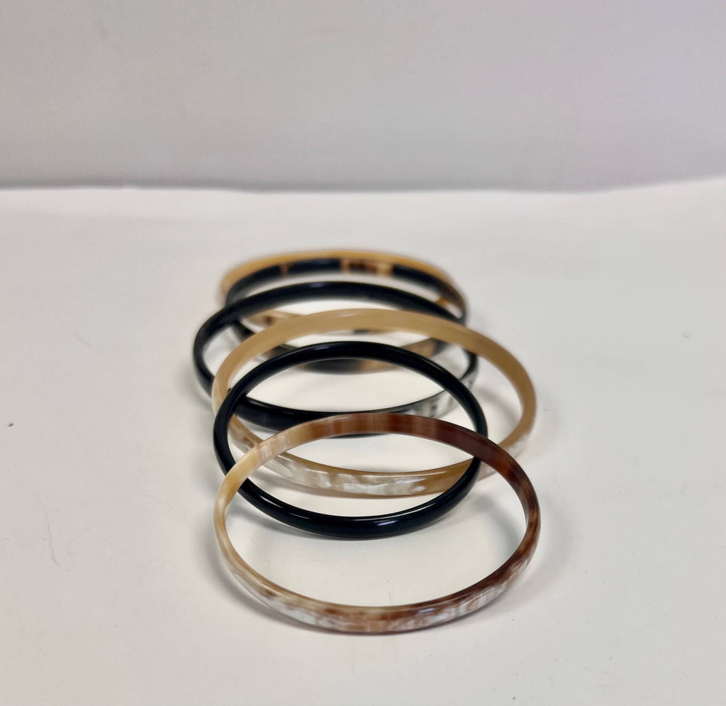 Horn Bracelets, Set of 6