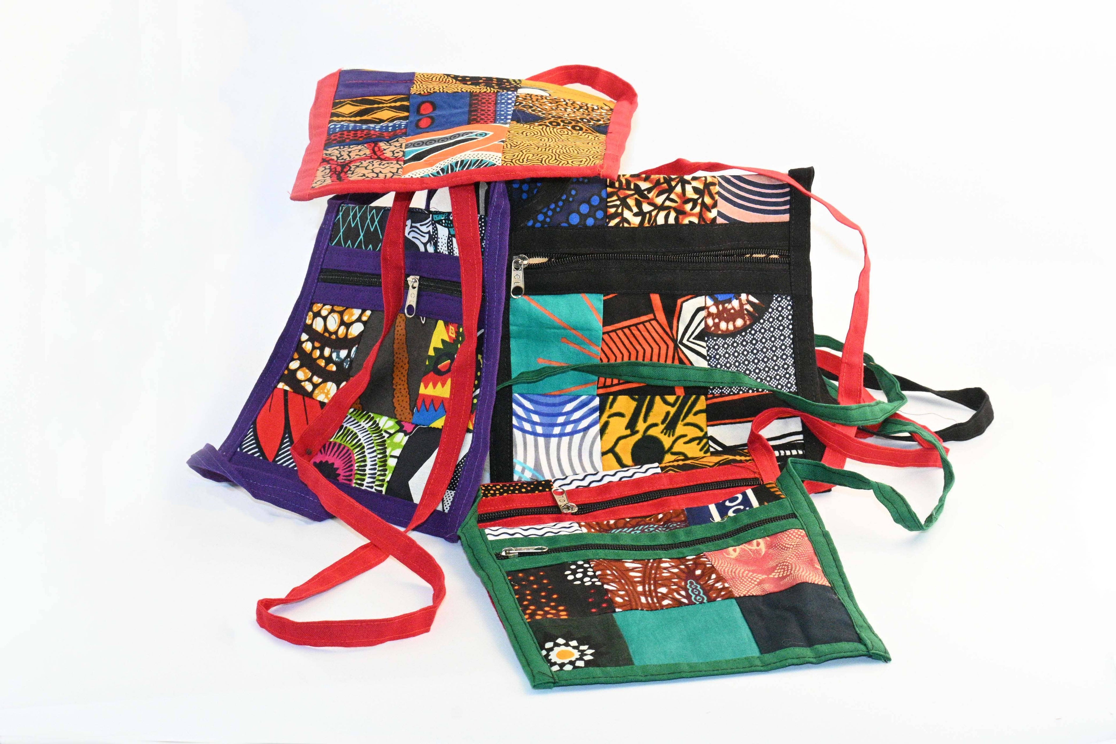 Patchwork Travel Neck Pouch