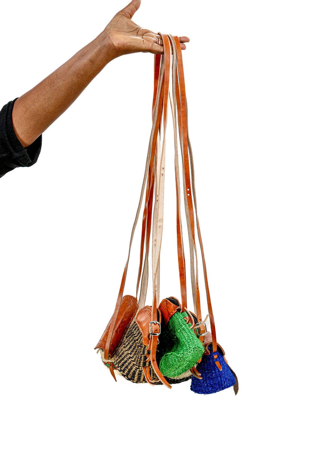 Fair Trade Long Strap Sisal Purse