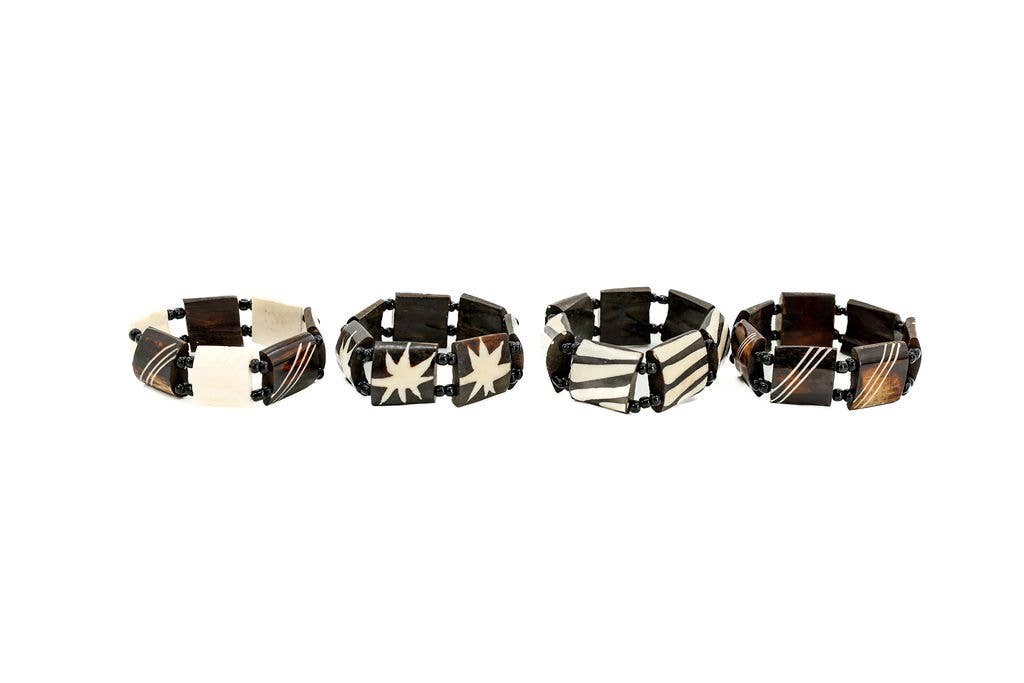 Bone Bracelets, Set of 12