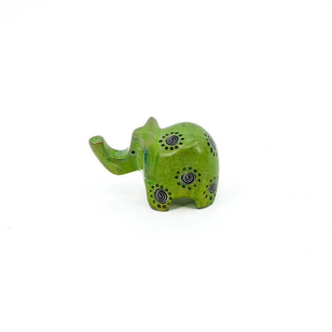 Elephant Soapstone Animal Figurine