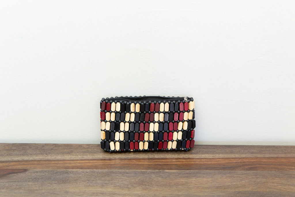 Natural Wooden Clutch Purse