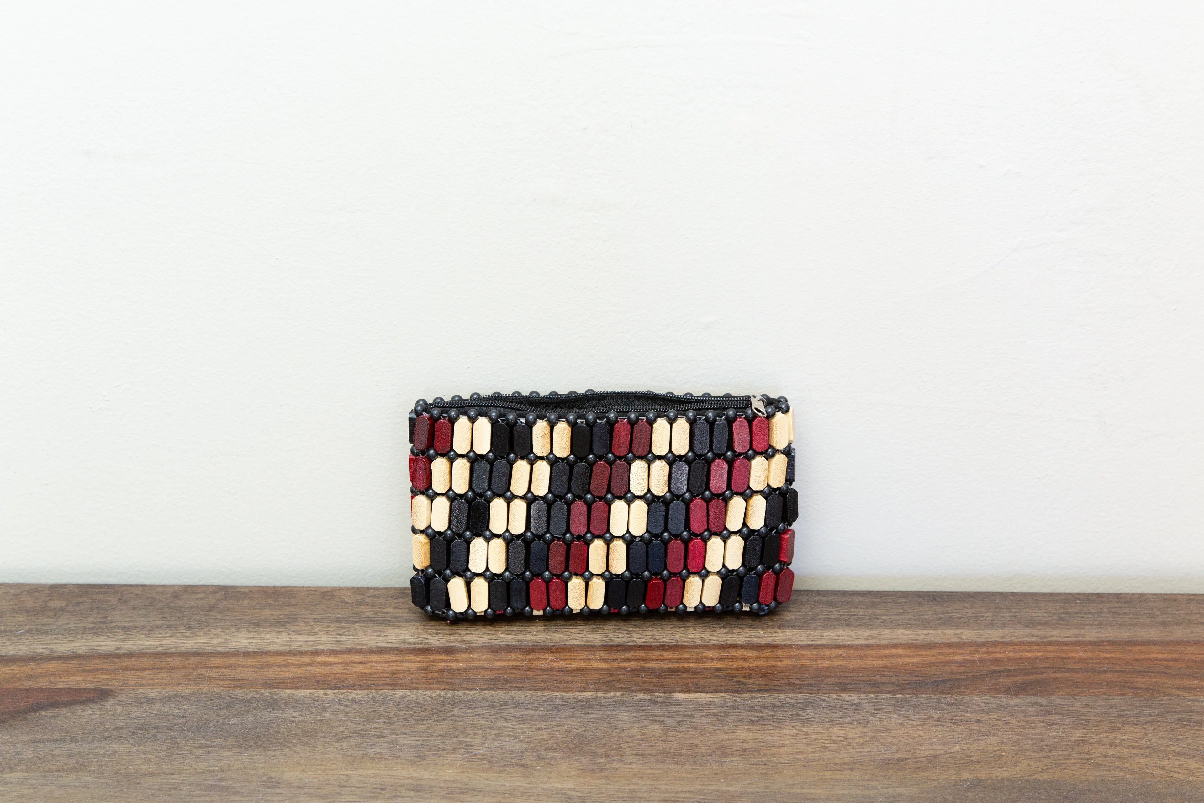 Natural Wooden Clutch Purse