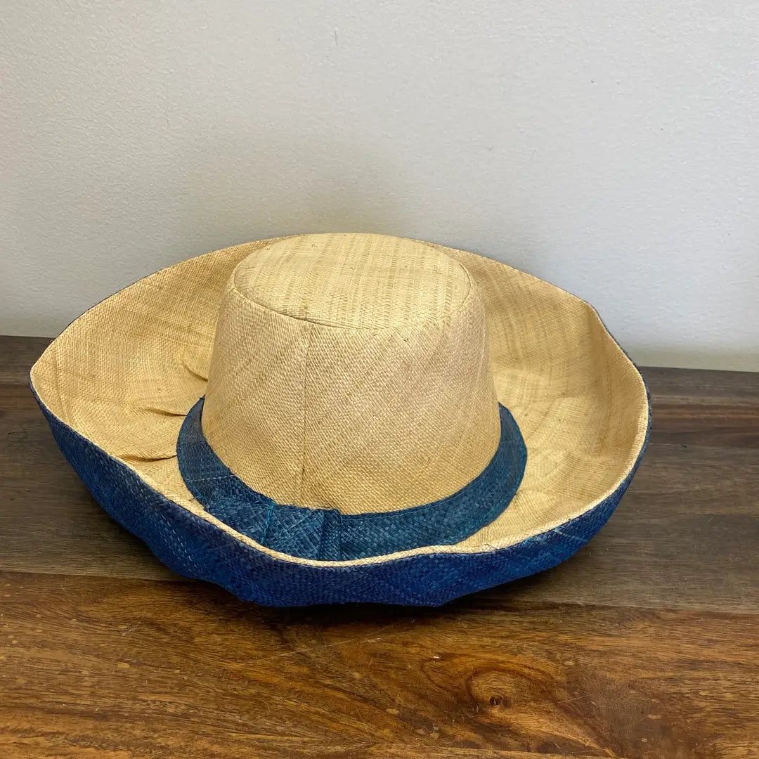 Short Brim Sun Hat, Handmade in Madagascar