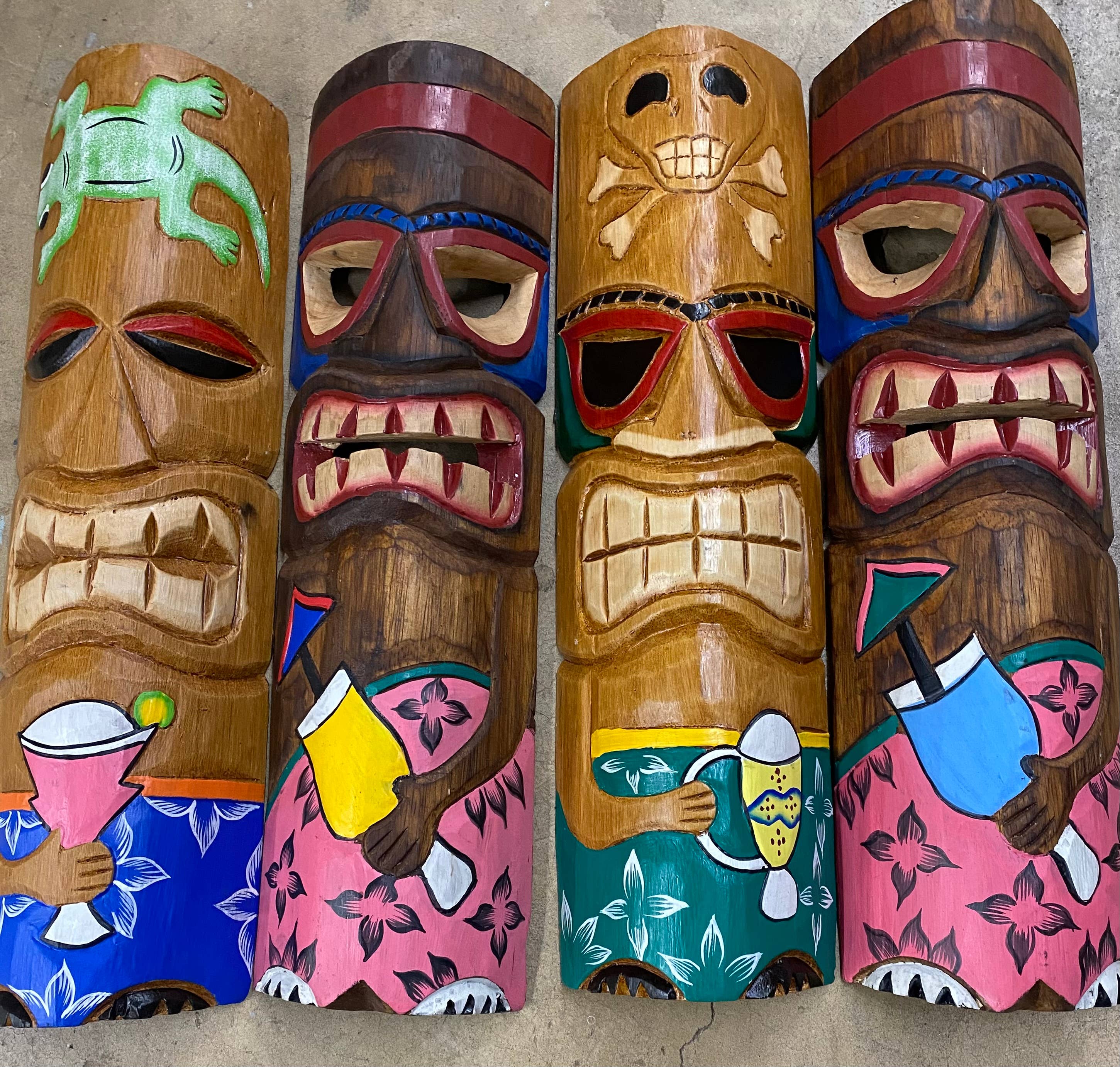 Bamboo Tiki Mask