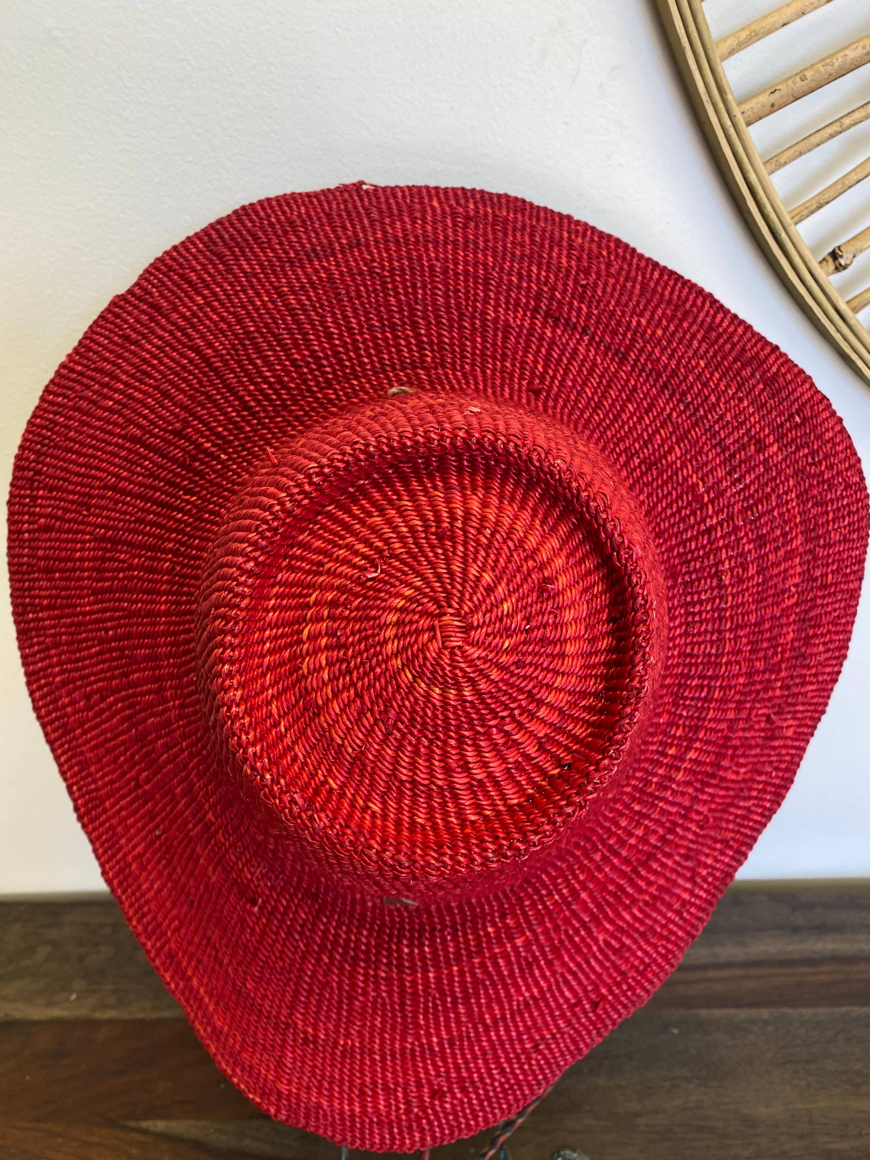 Colorful African Straw Sun Hat