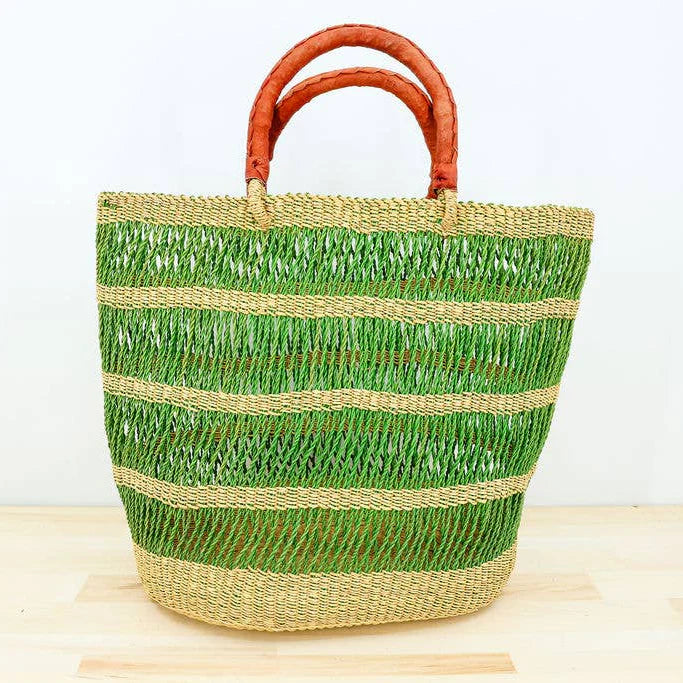 Lace Basket Tote Bag, Large