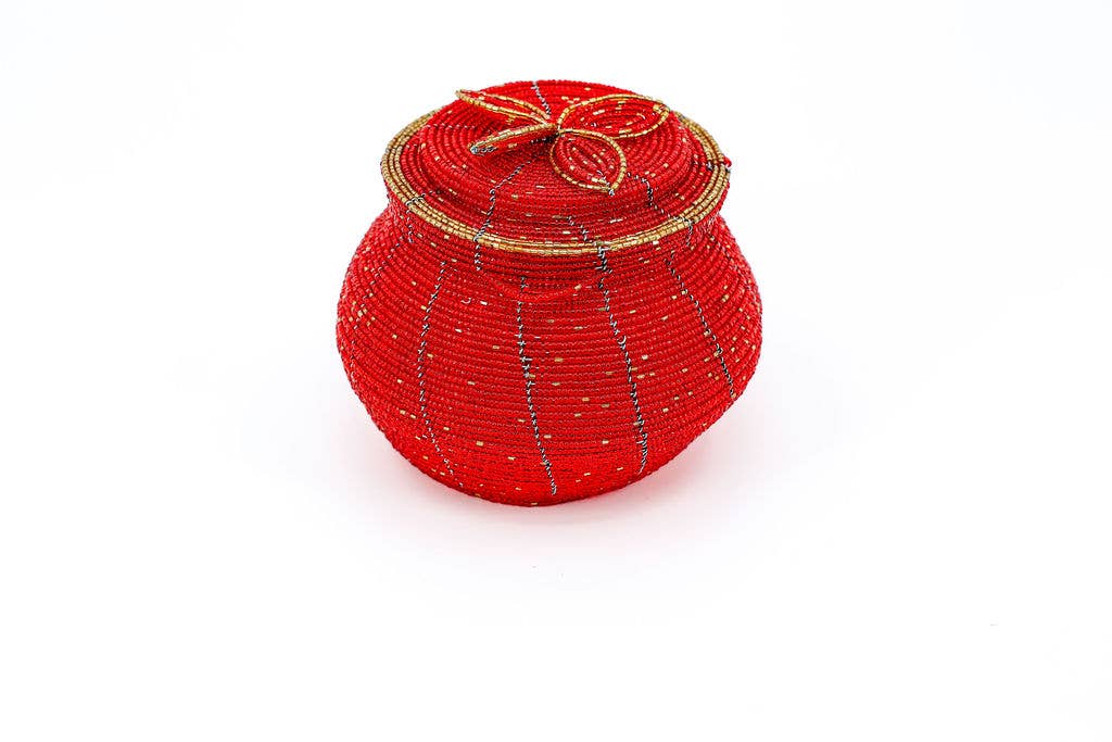 Beaded Pot Jewelry Organizer