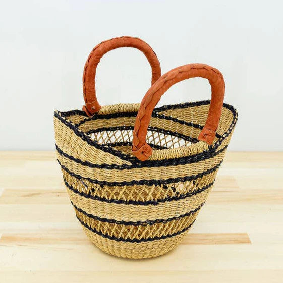 U-Shopper Tote Basket Bag, Small