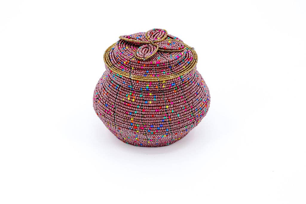 Beaded Pot Jewelry Organizer