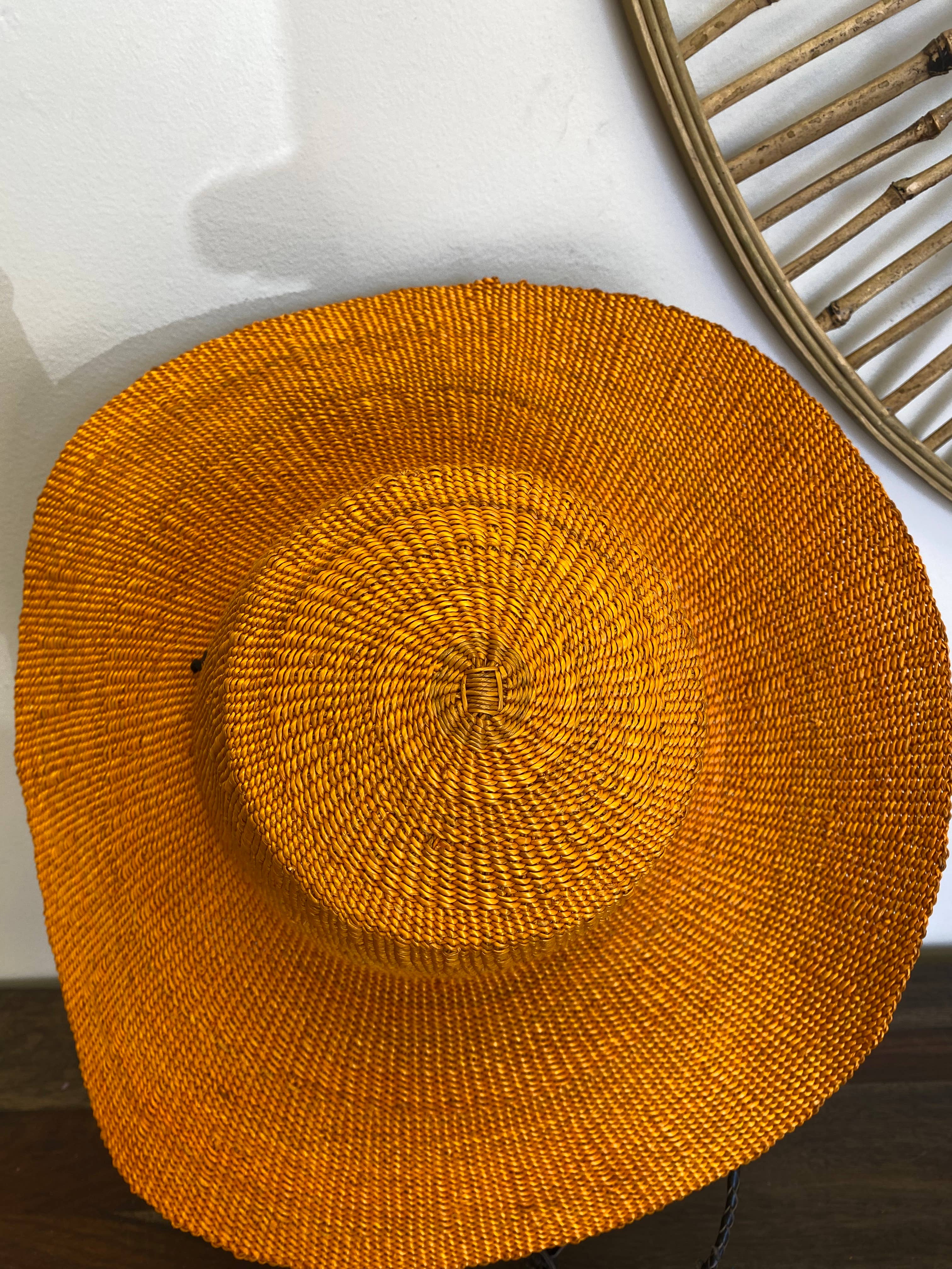 Colorful African Straw Sun Hat