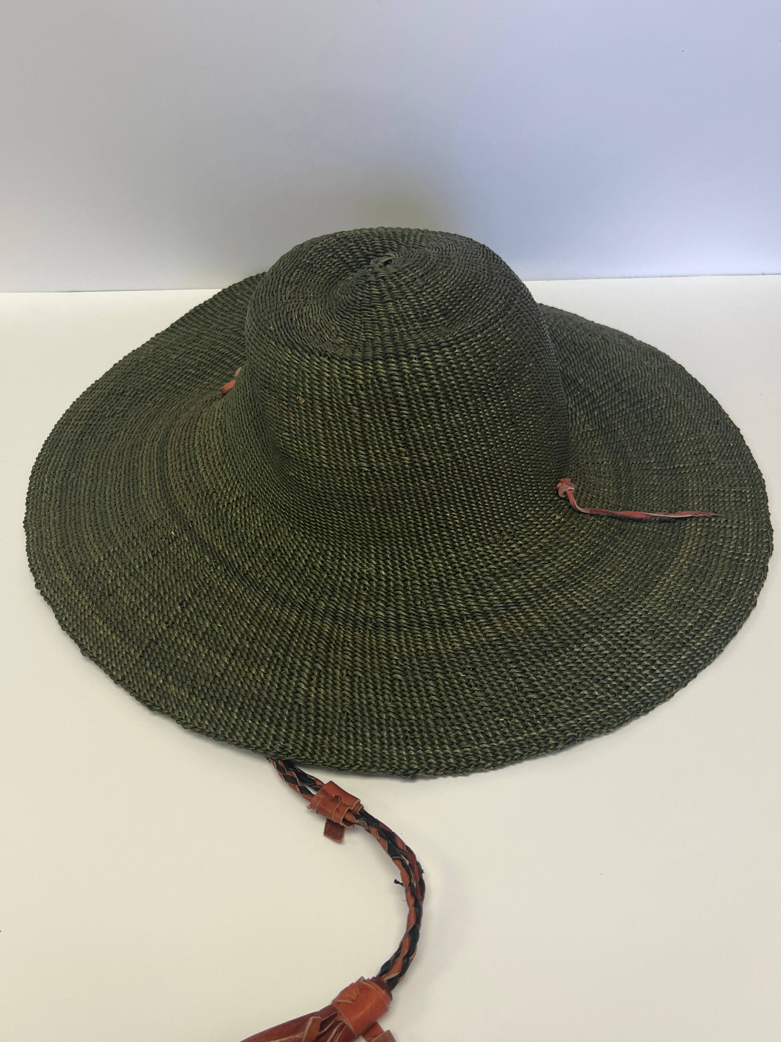 Colorful African Straw Sun Hat