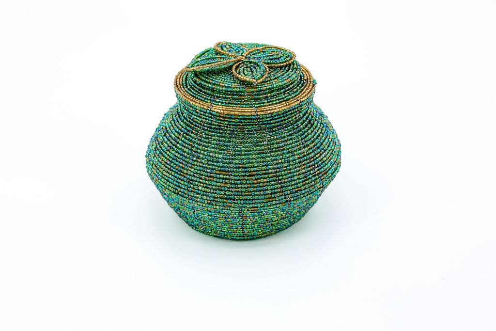 Beaded Pot Jewelry Organizer