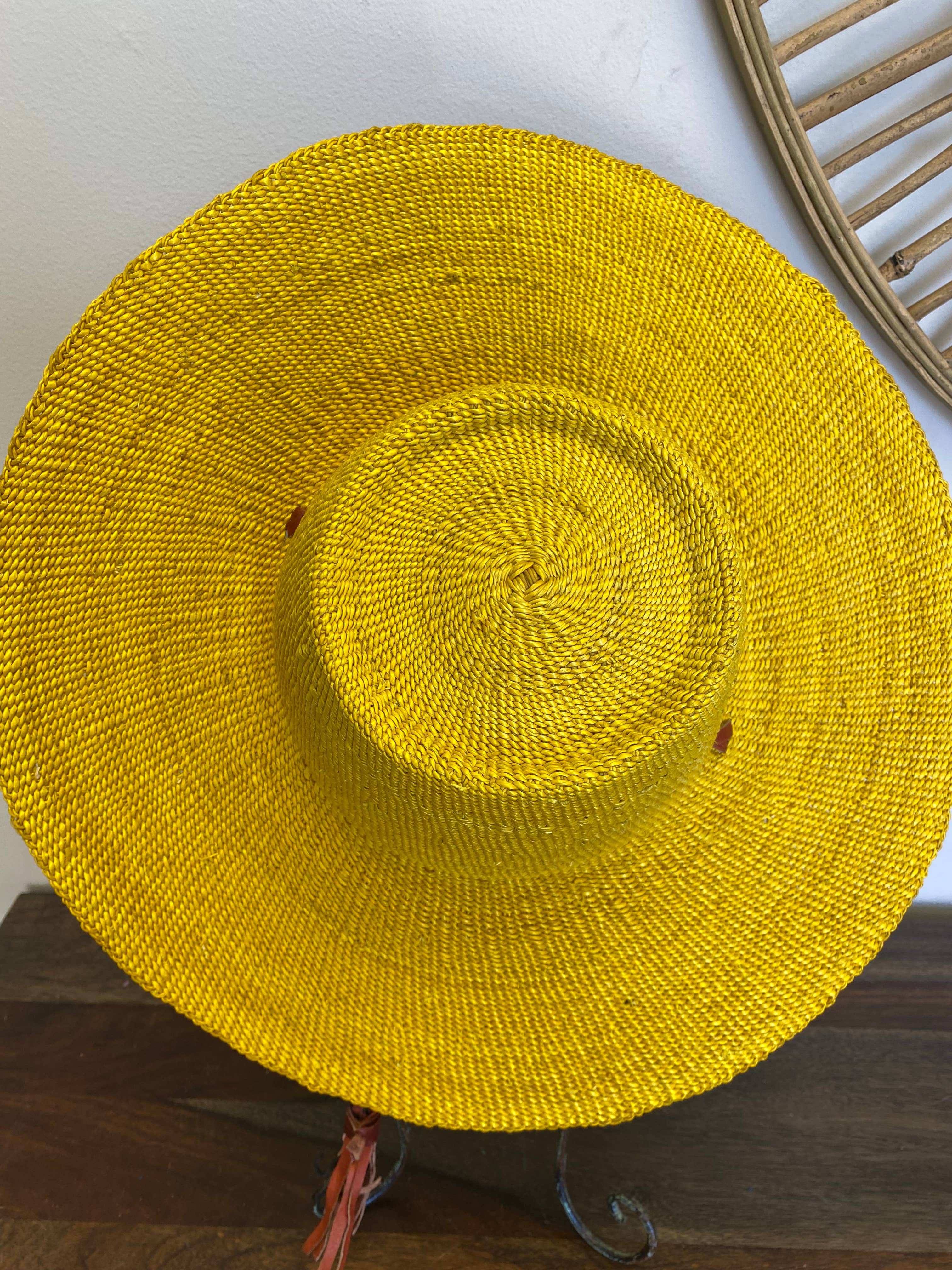 Colorful African Straw Sun Hat