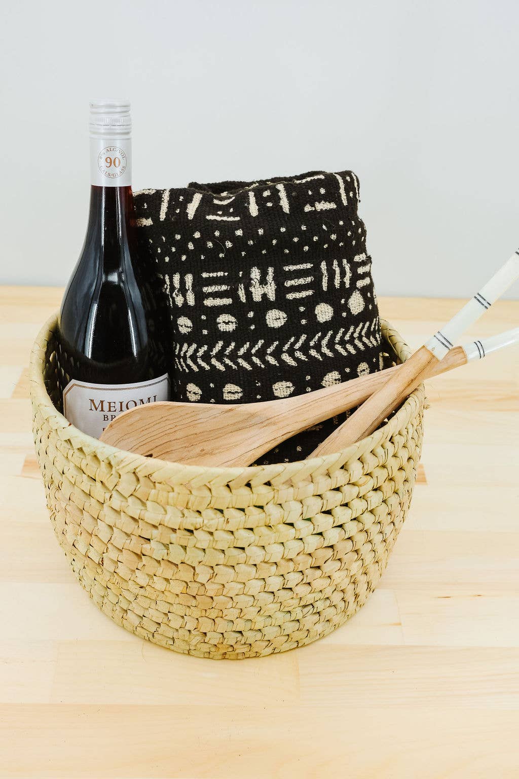 Potted Planter, Palm Leaf