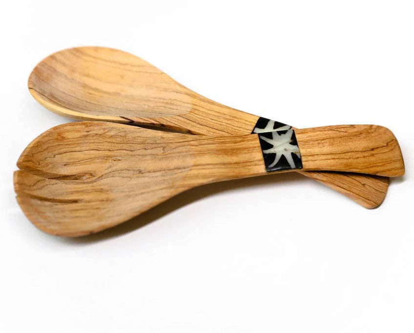 Wooden Serving Spoons, Short