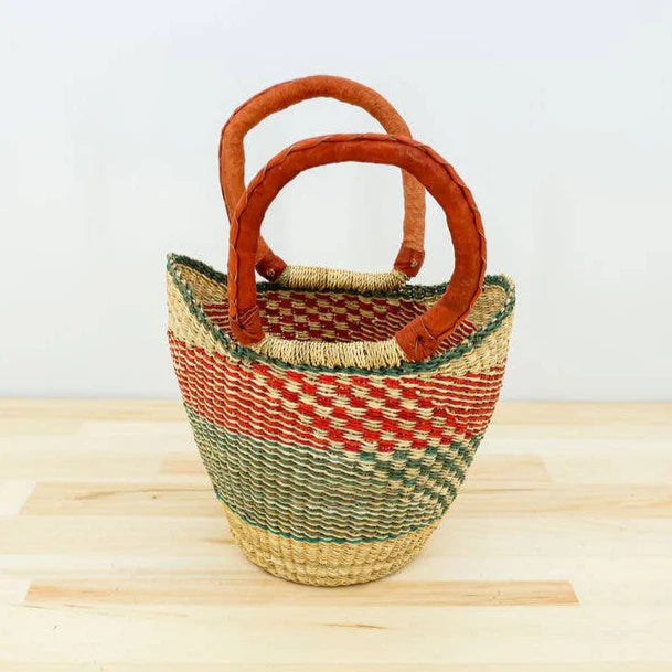 U-Shopper Tote Basket Bag, Small