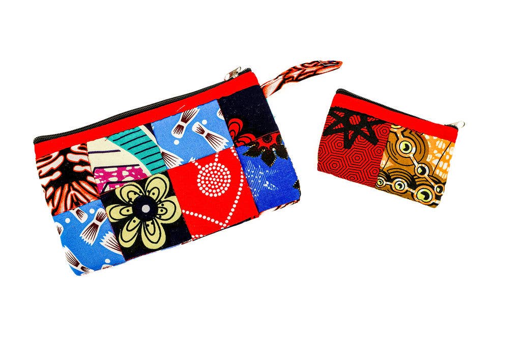 Patchwork Coin Purse, Set of 12