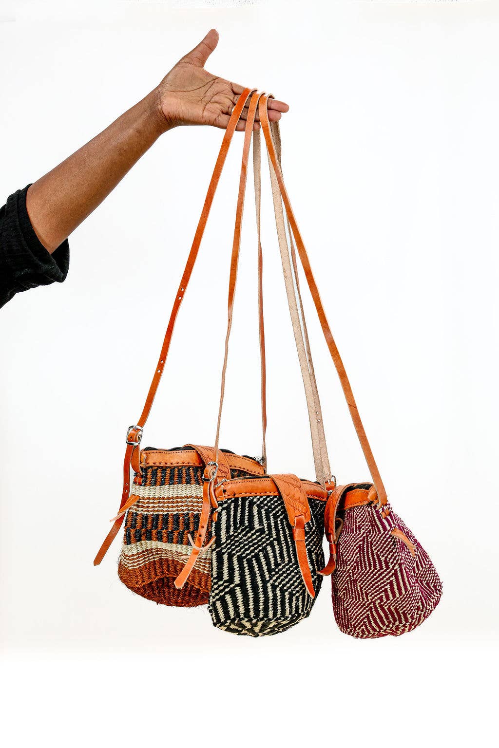 Fair Trade Long Strap Sisal Purse