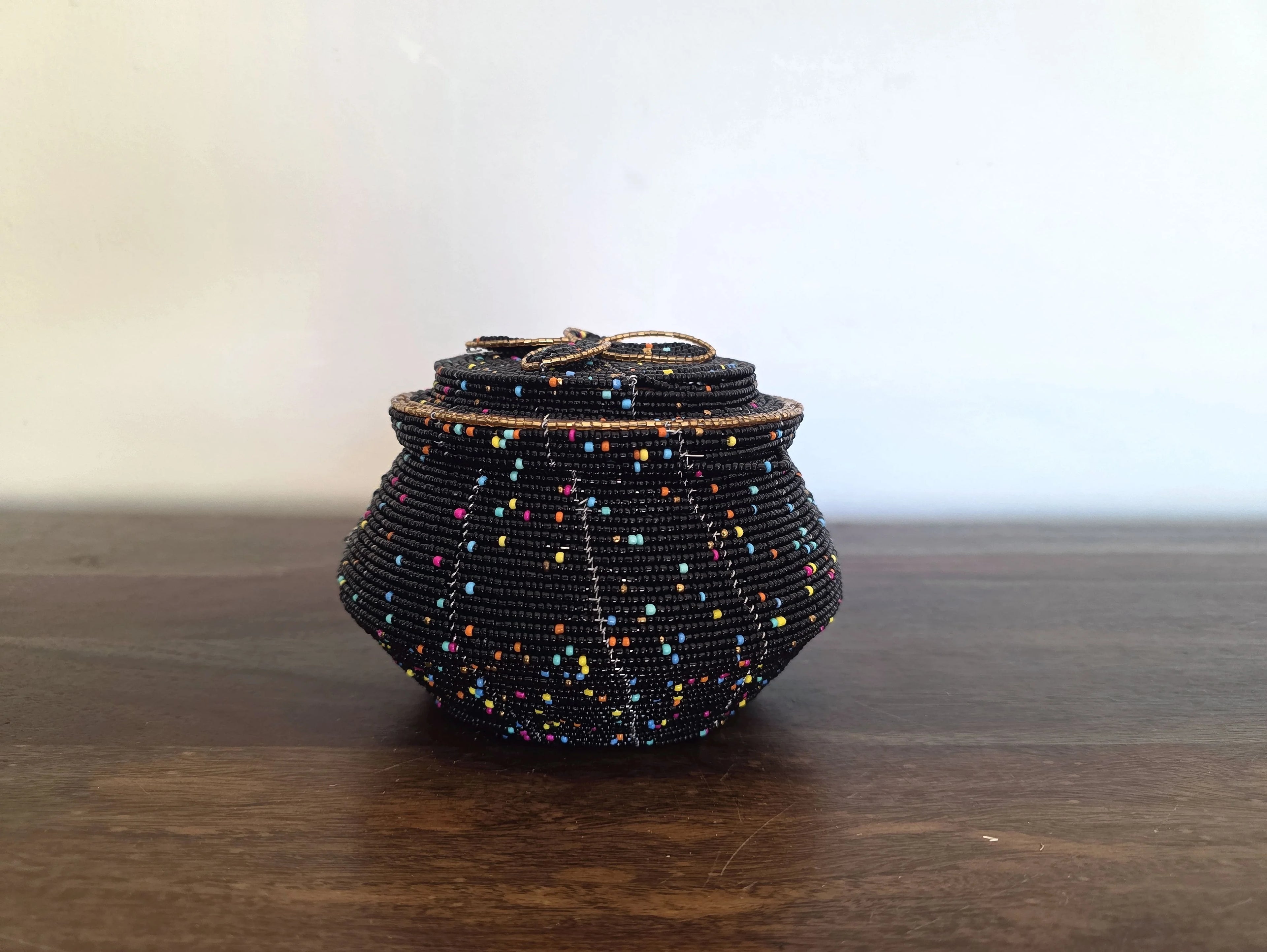 Beaded Pot Jewelry Organizer
