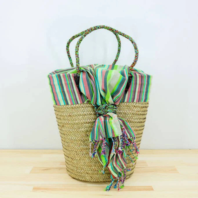 Kikapu Lamu Natural Tote Basket
