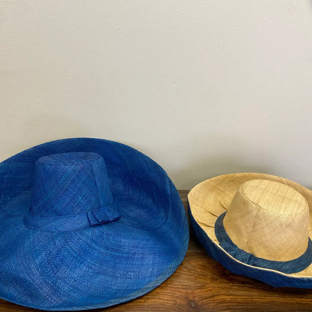 Short Brim Sun Hat, Handmade in Madagascar