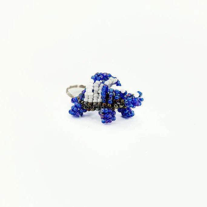 Safari Animal Beaded Keychain, Set of 12